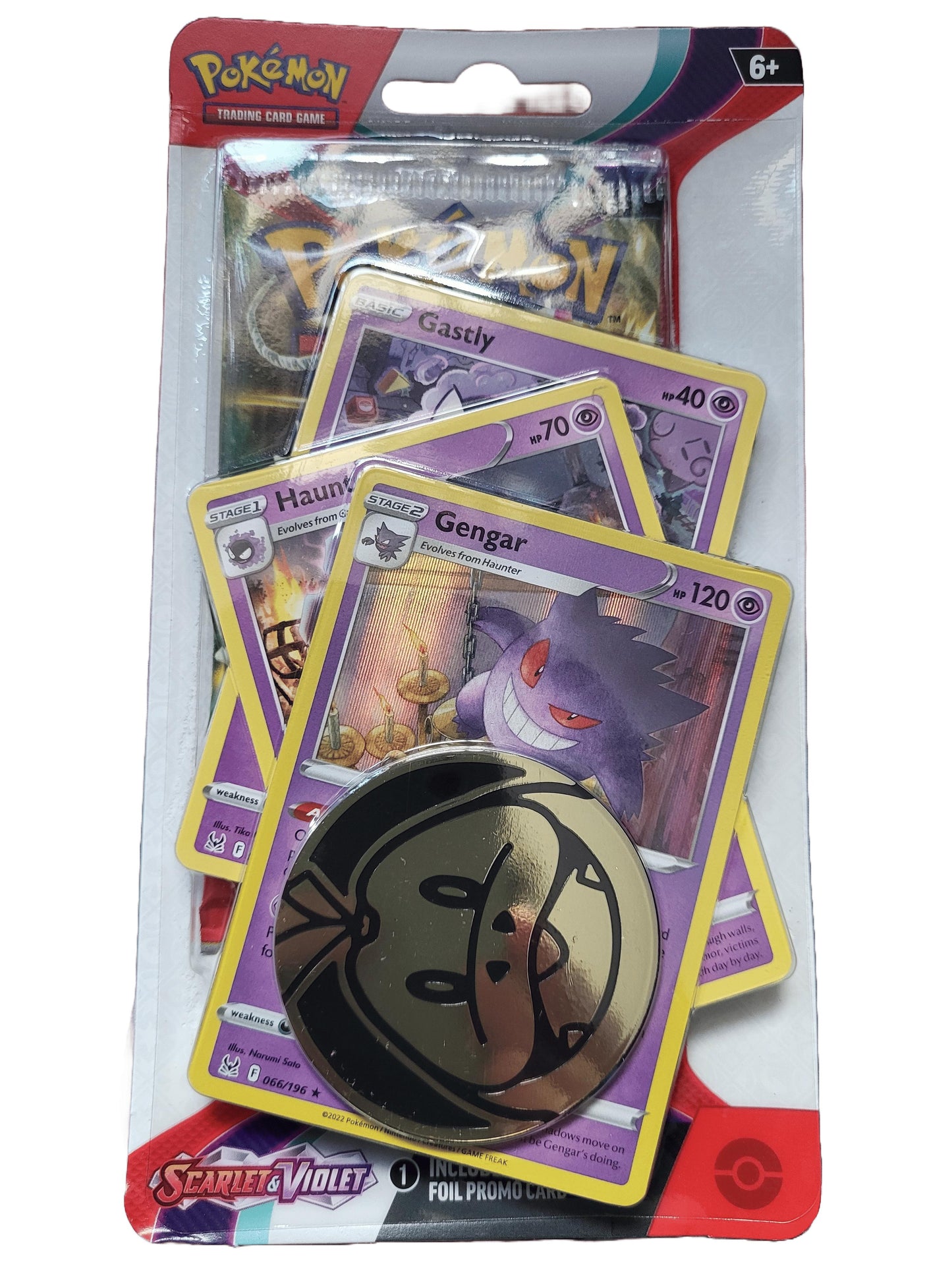 Pokemon Scarlet And Violet Premium Checklane Blister - Gengar