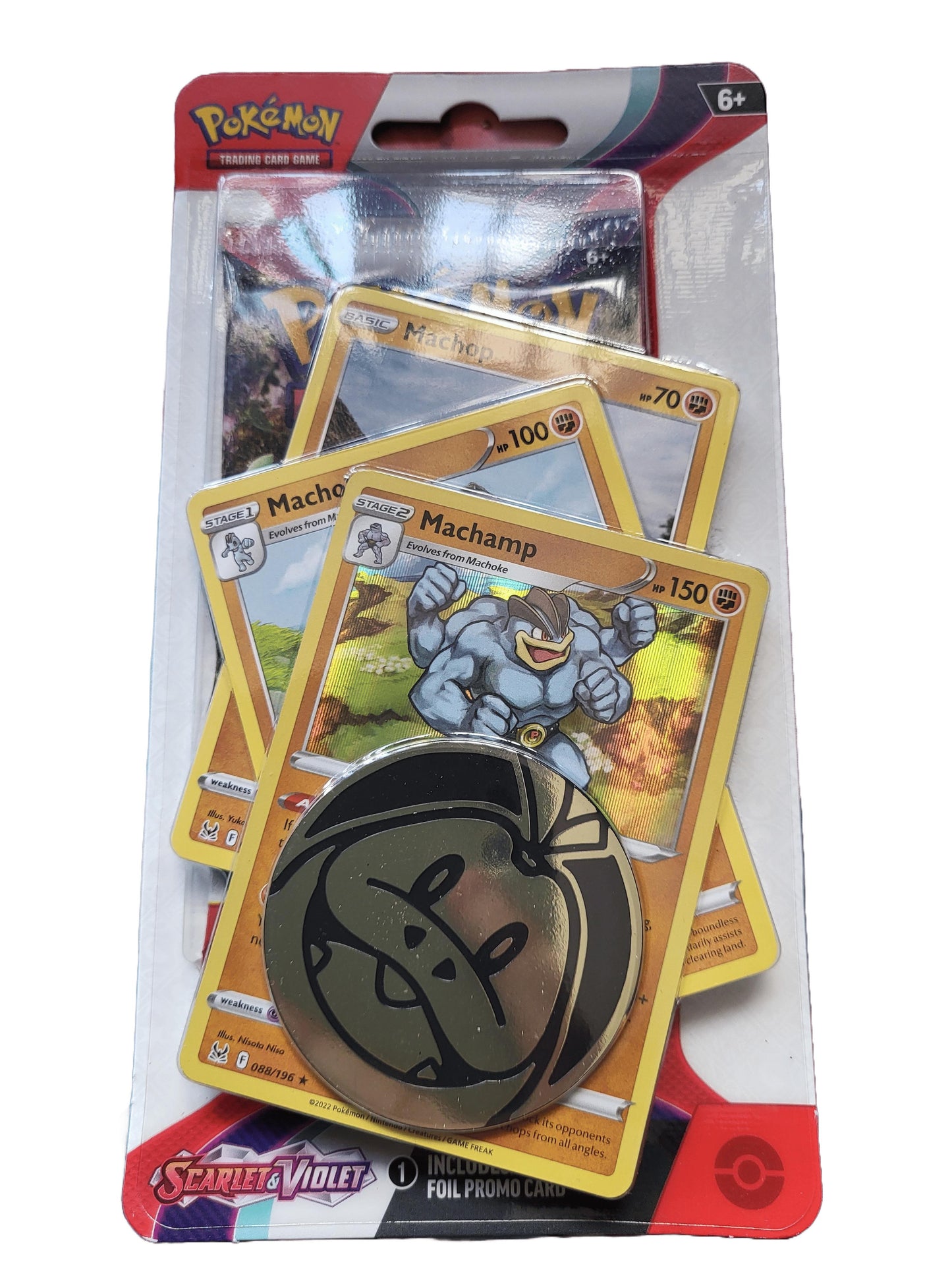 Pokemon Scarlet And Violet Premium Checklane Blister - Machamp