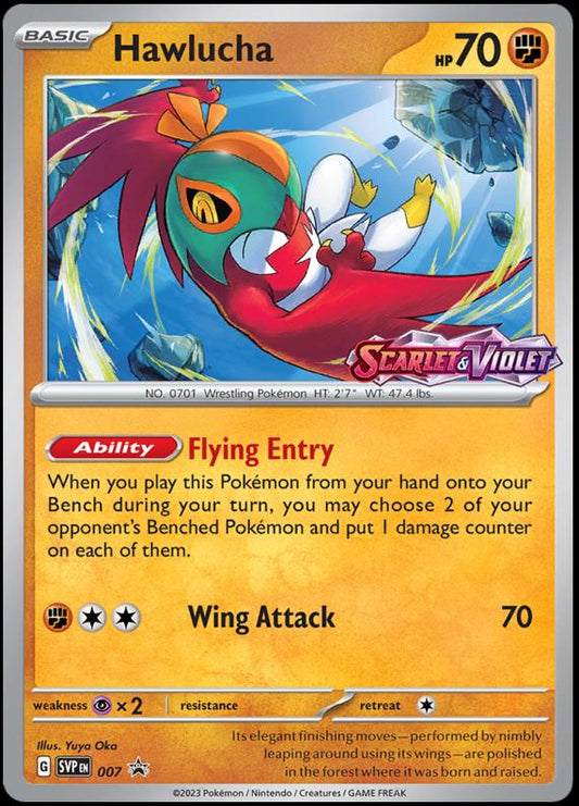 Hawlucha Pre-Release Promo Stamped SVP007