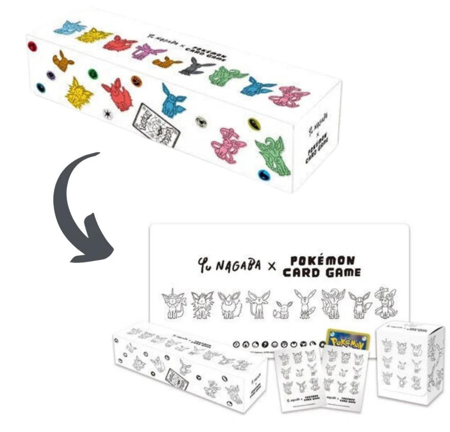 Yu Nagaba Pokemon Eevee Special Box Accessories Collection (NO PROMOS)
