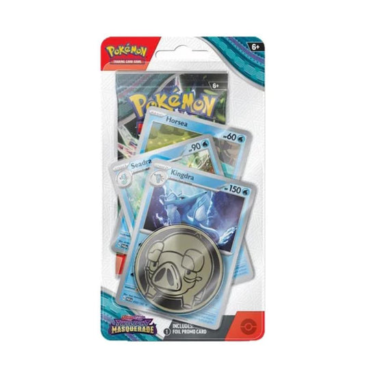 Pokemon Twilight Masquerade Premium Checklane Blister - Kingdra