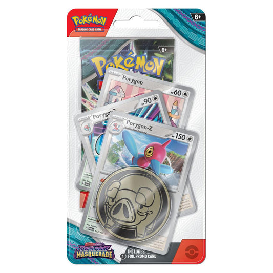 Pokemon Twilight Masquerade Premium Checklane Blister - Porygon Z